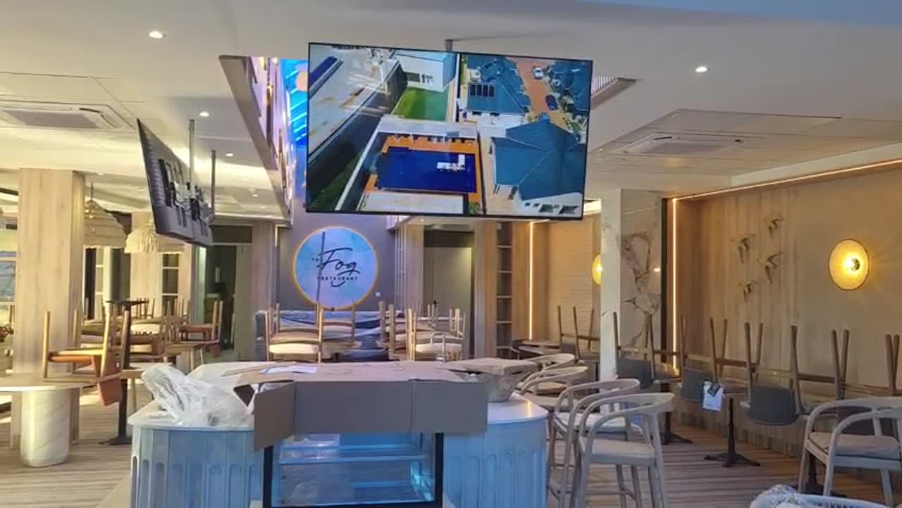 Fog Restaurant AV installation, Kadoma